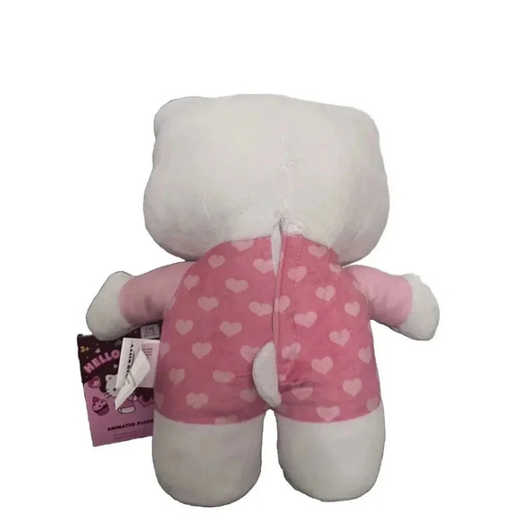 Hello Kitty Animated Plush With Sprinkled Bow. New With Tags. - Picture 6 of 8